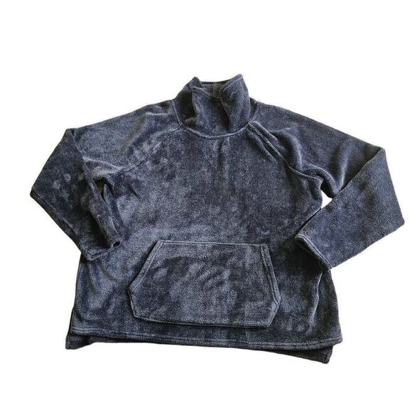 Champion womens Sz XXL gray sweater fleece cowl neck pockets soft - Picture 4 of 8